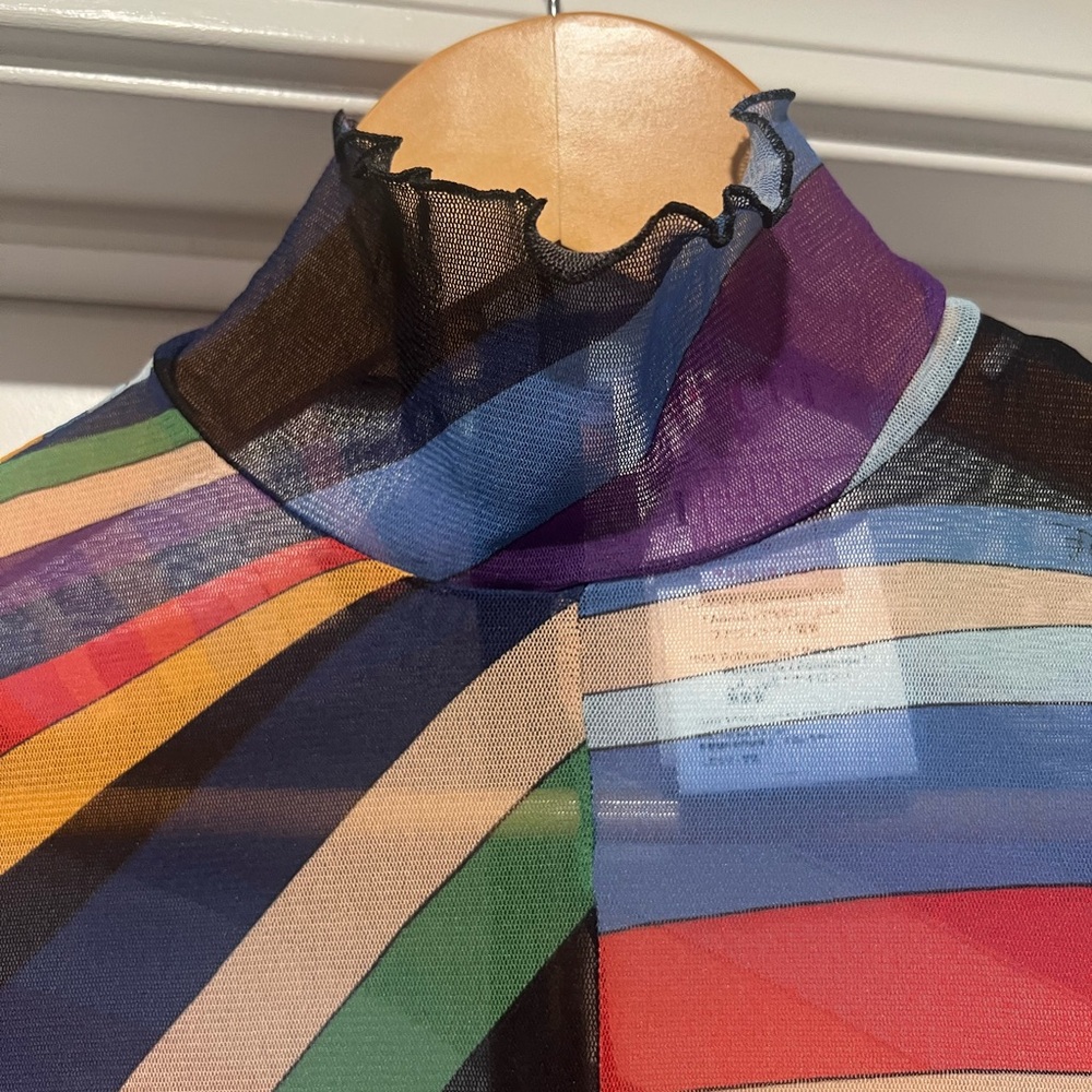 Emilio Pucci Vibrant Multicolor Printed High-Neck Jumpsuit - Picture 5 of 12